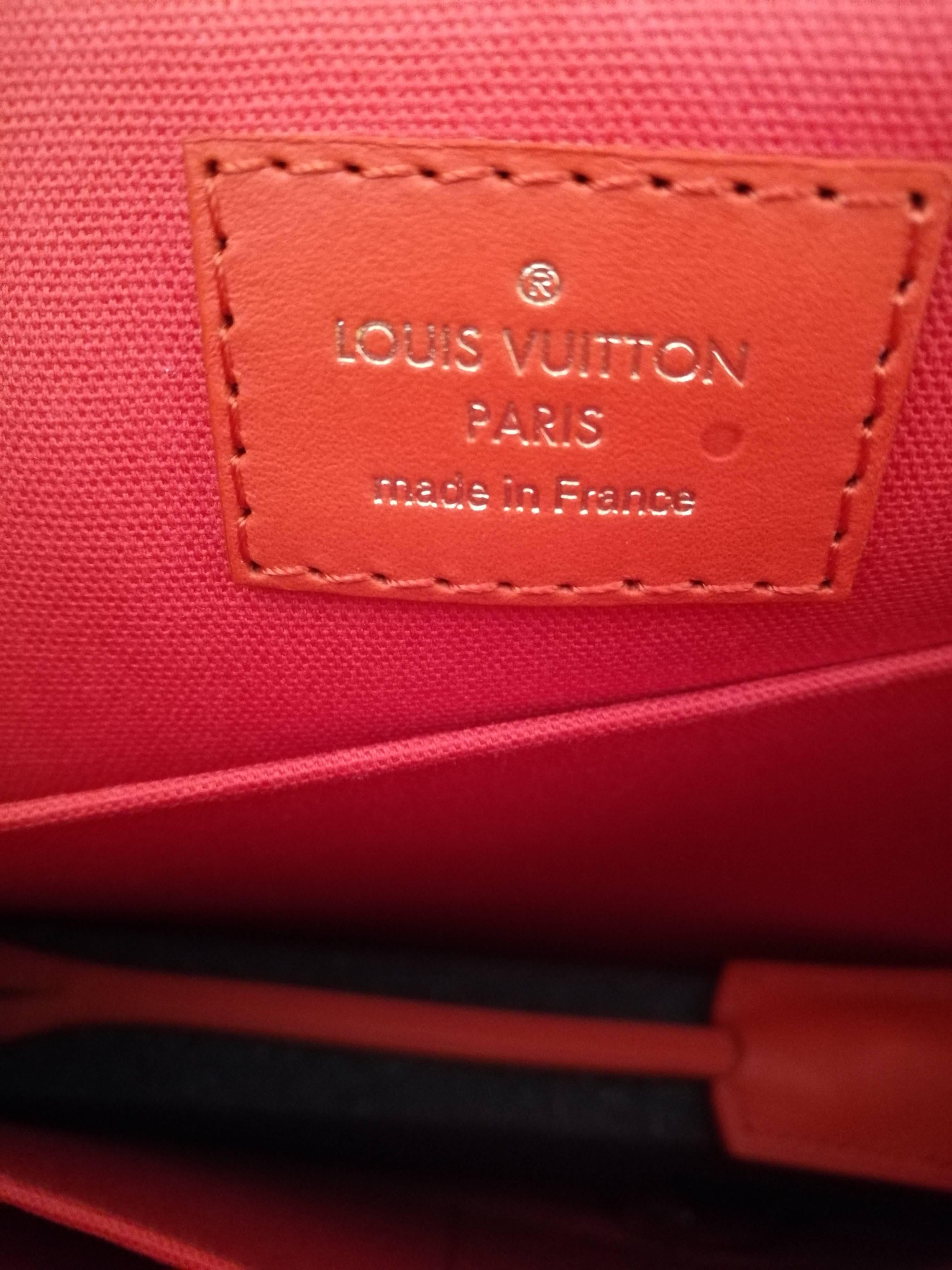 2013 Louis Vuitton Damier Couleurs Kit Clutch Piment   In New Condition In Capri, IT