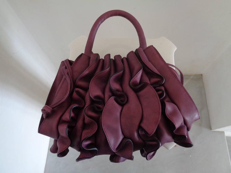 2013/2014 Fall-Winter Lupo Barcelona Purple Leather Bag at 1stDibs |  leather handbags barcelona, lupo purses, lupo handbags