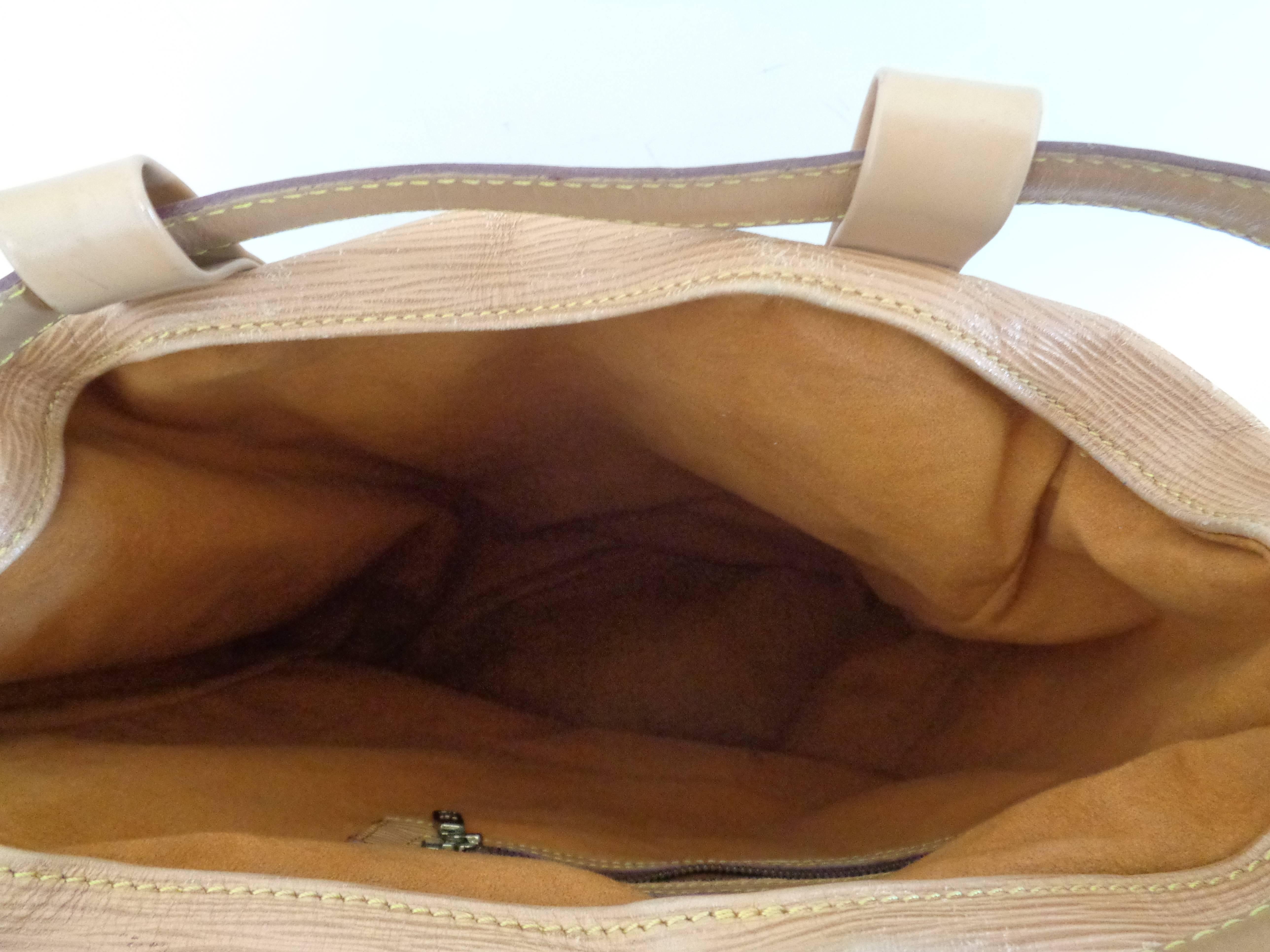 Women's or Men's Louis Vuitton Epi Beije Leather Backpack Satchel