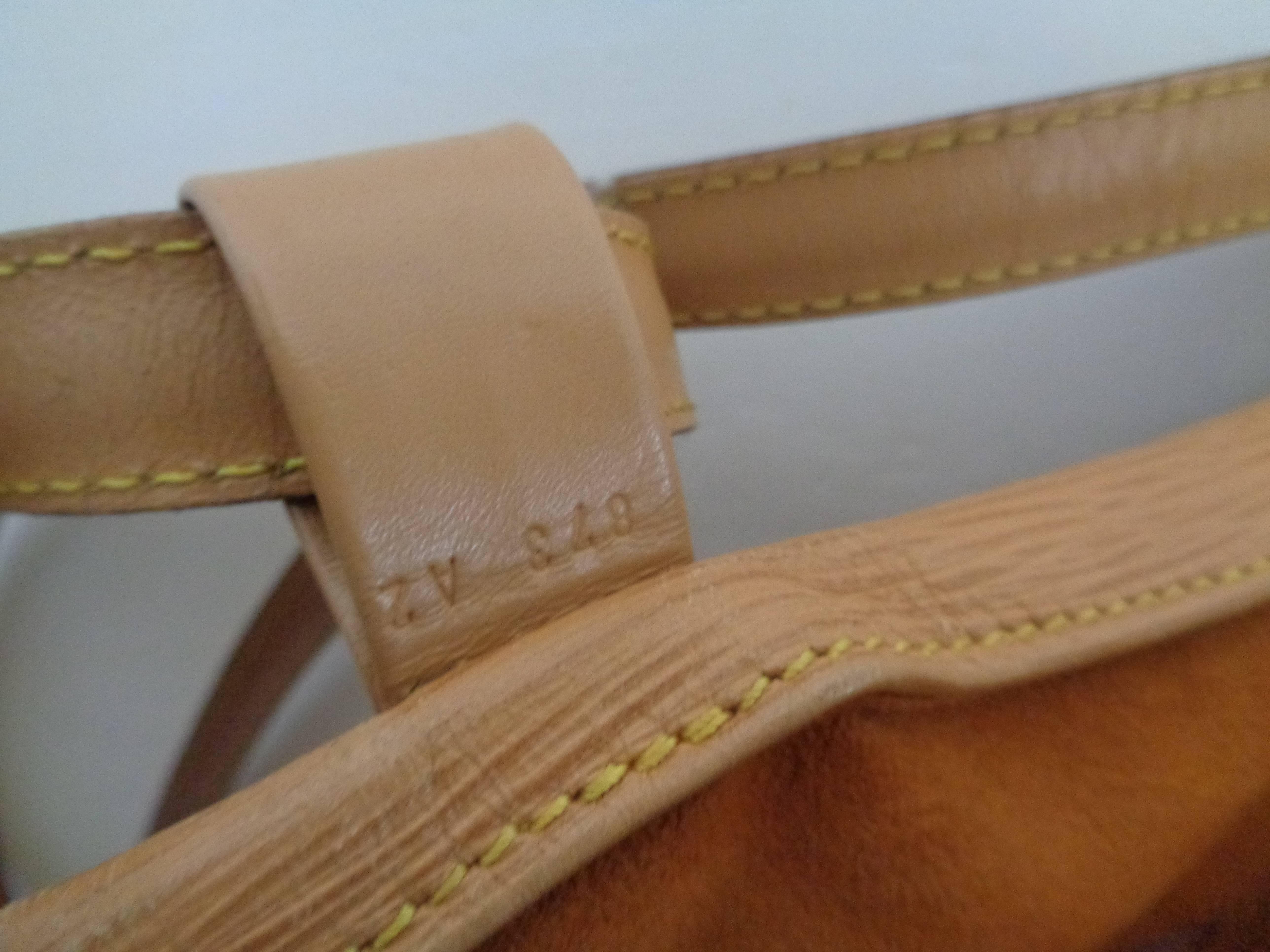 Louis Vuitton Epi Beije Leather Backpack Satchel 3