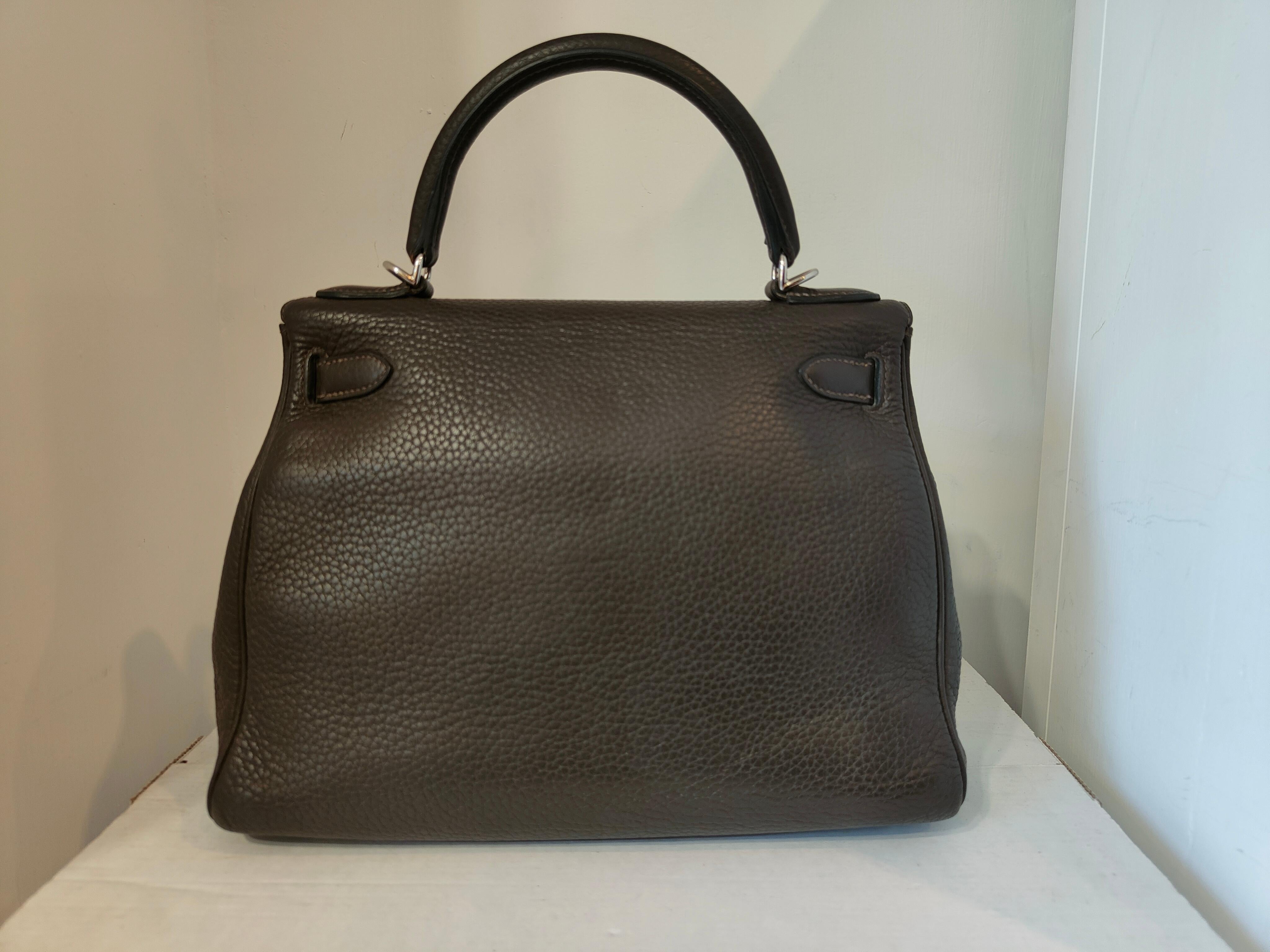 Hermés Kelly bag II Togo 28 retorune Bon état - En vente à Capri, IT