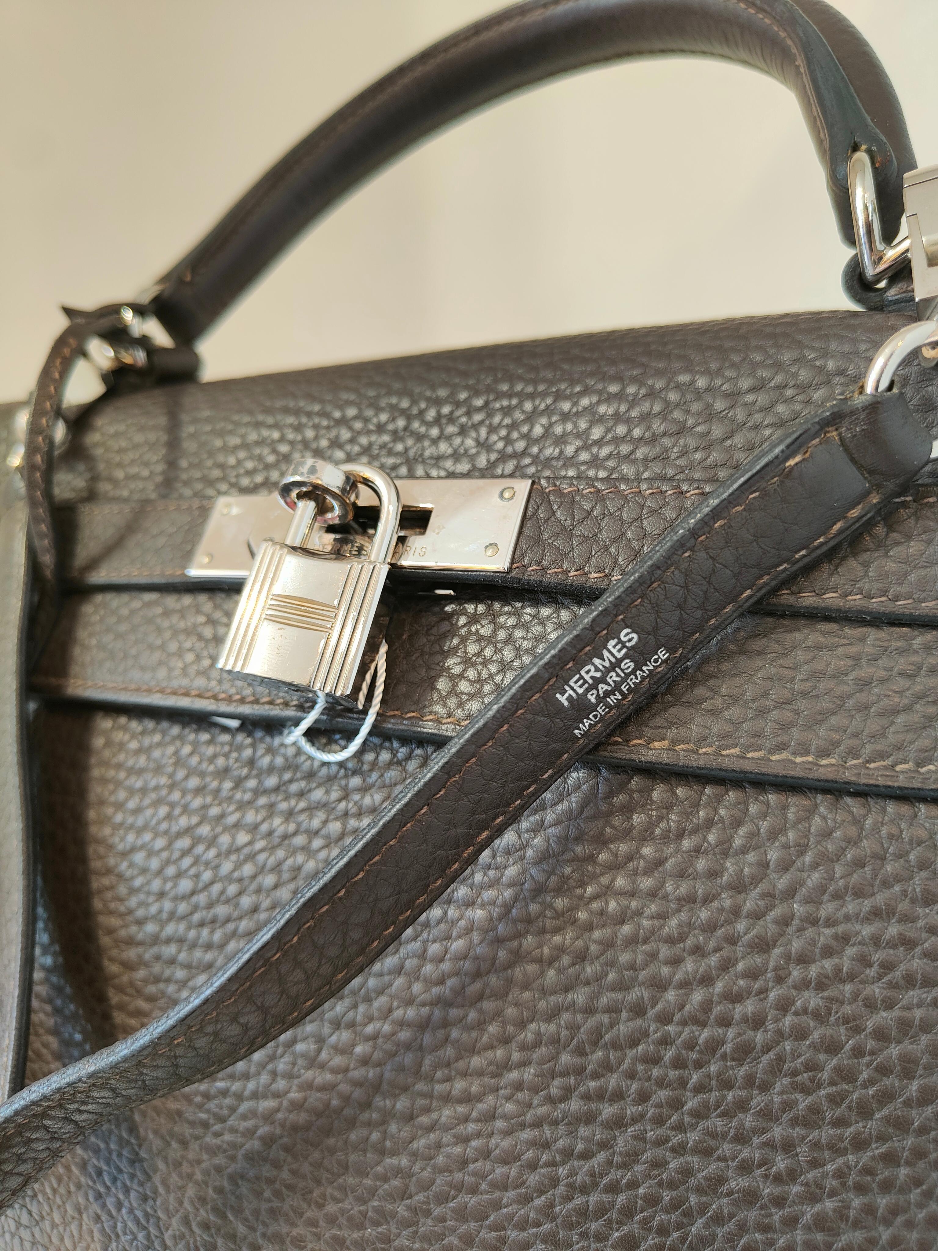 Hermés Kelly bag II Togo 28 retorune en vente 1