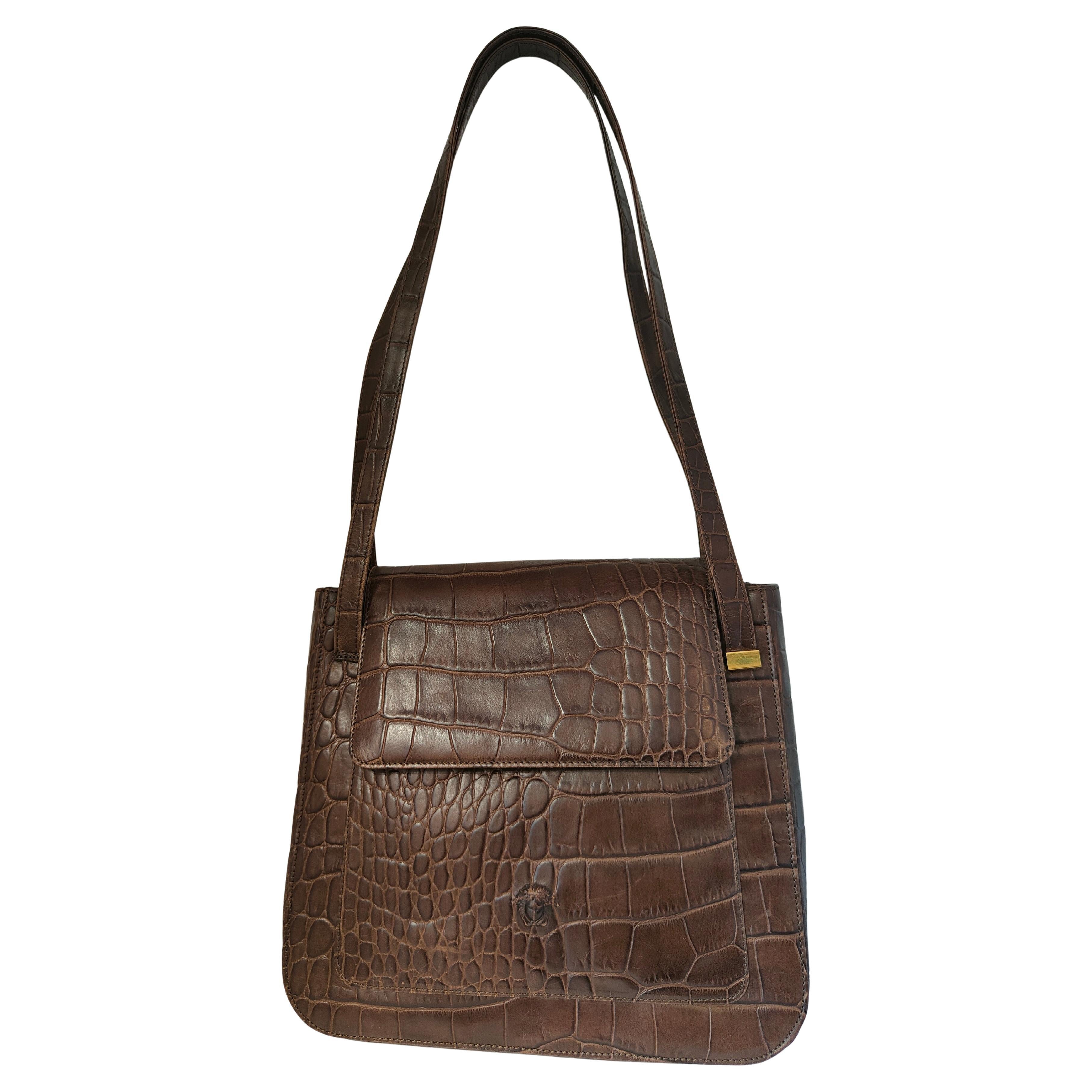 Gianni Versace Borsa a tracolla marrone in vendita