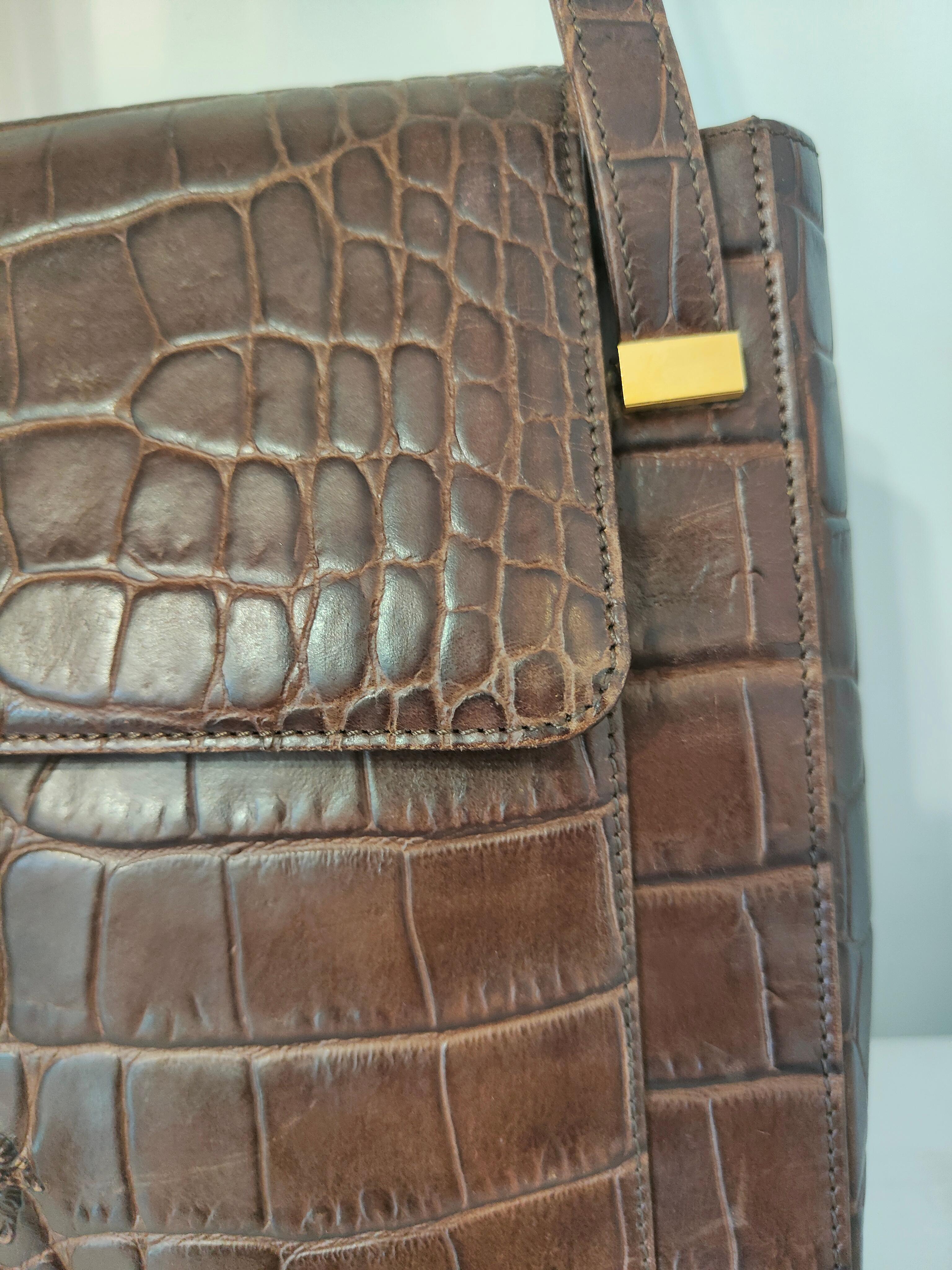 Nero Gianni Versace Borsa a tracolla marrone in vendita