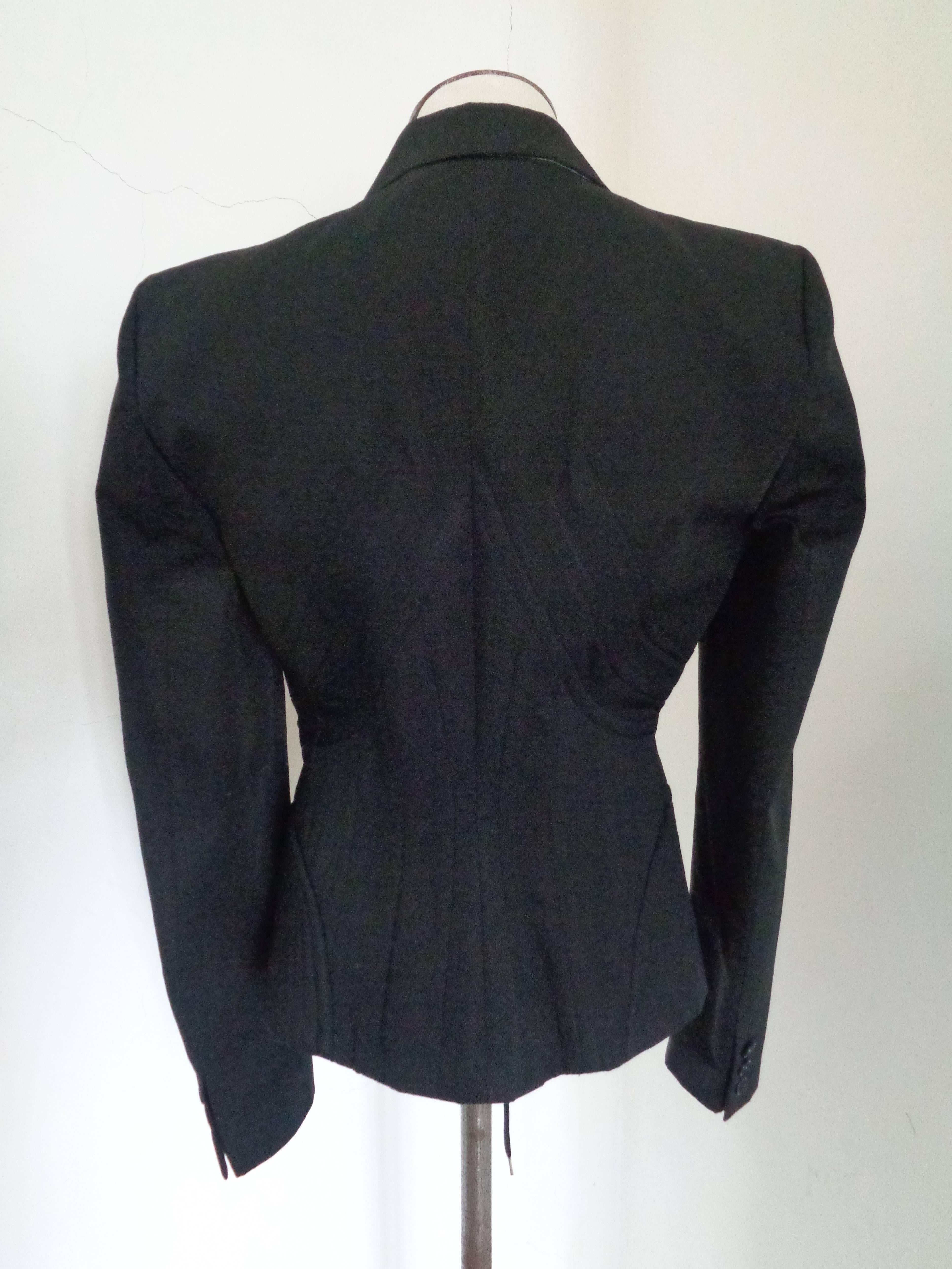 Women's Alexander McQueen black cotton jacket