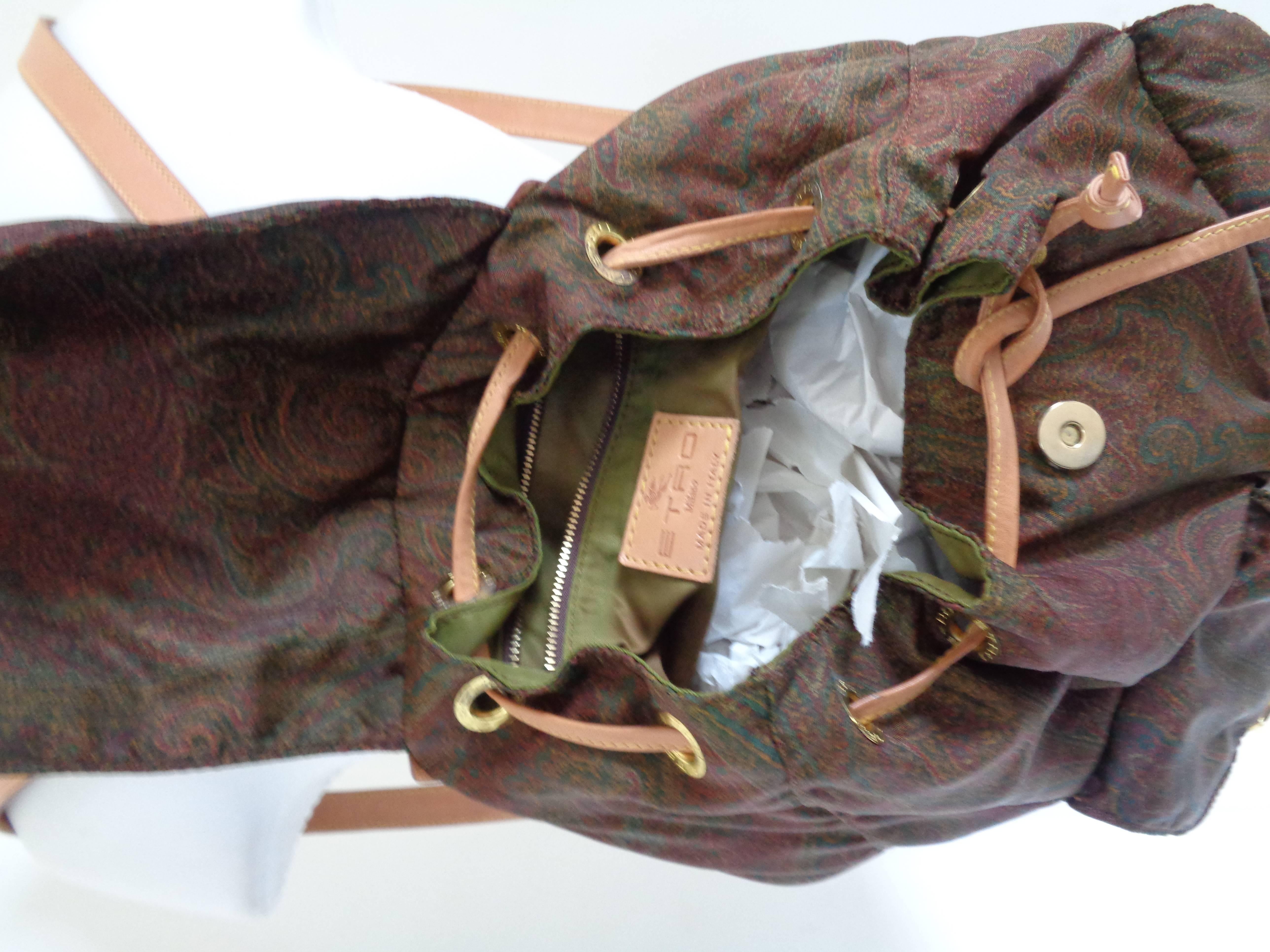 Etro Milano Backpack In Excellent Condition In Capri, IT