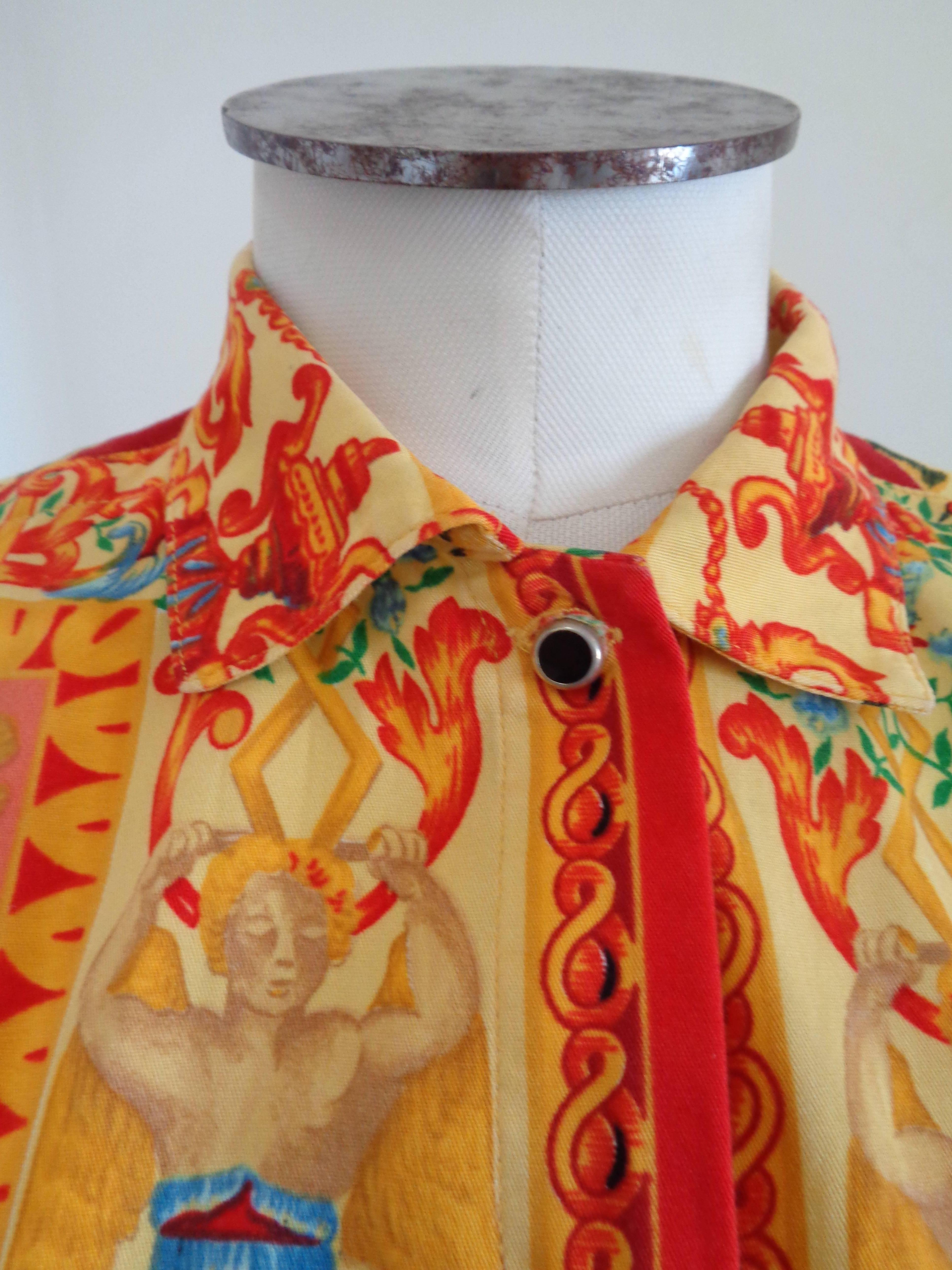 Versus by Gianni Versace Shirt In Good Condition In Capri, IT