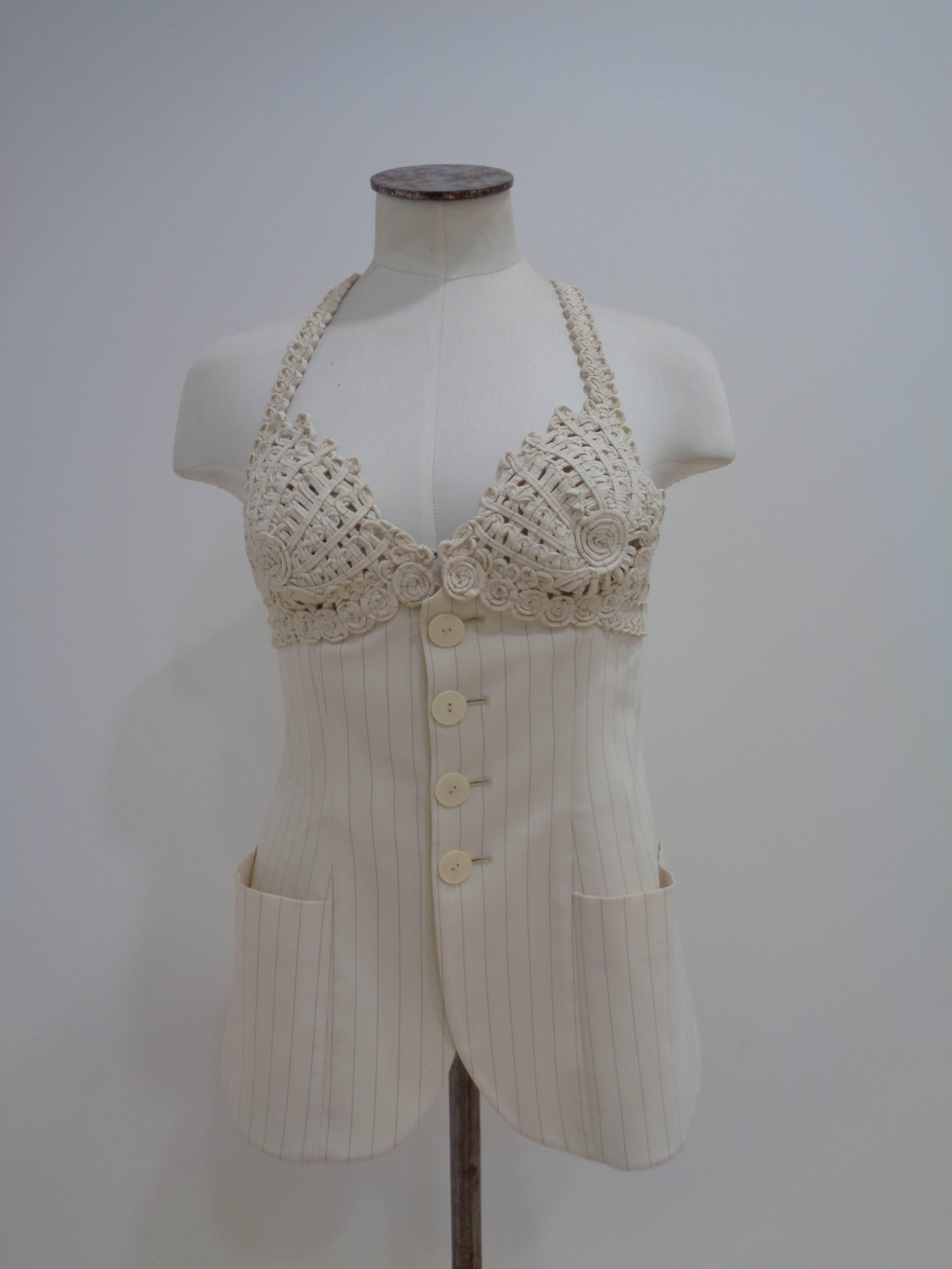 Jean Paul Gautier Femme Cream Corset

Totally made in italy in size M
