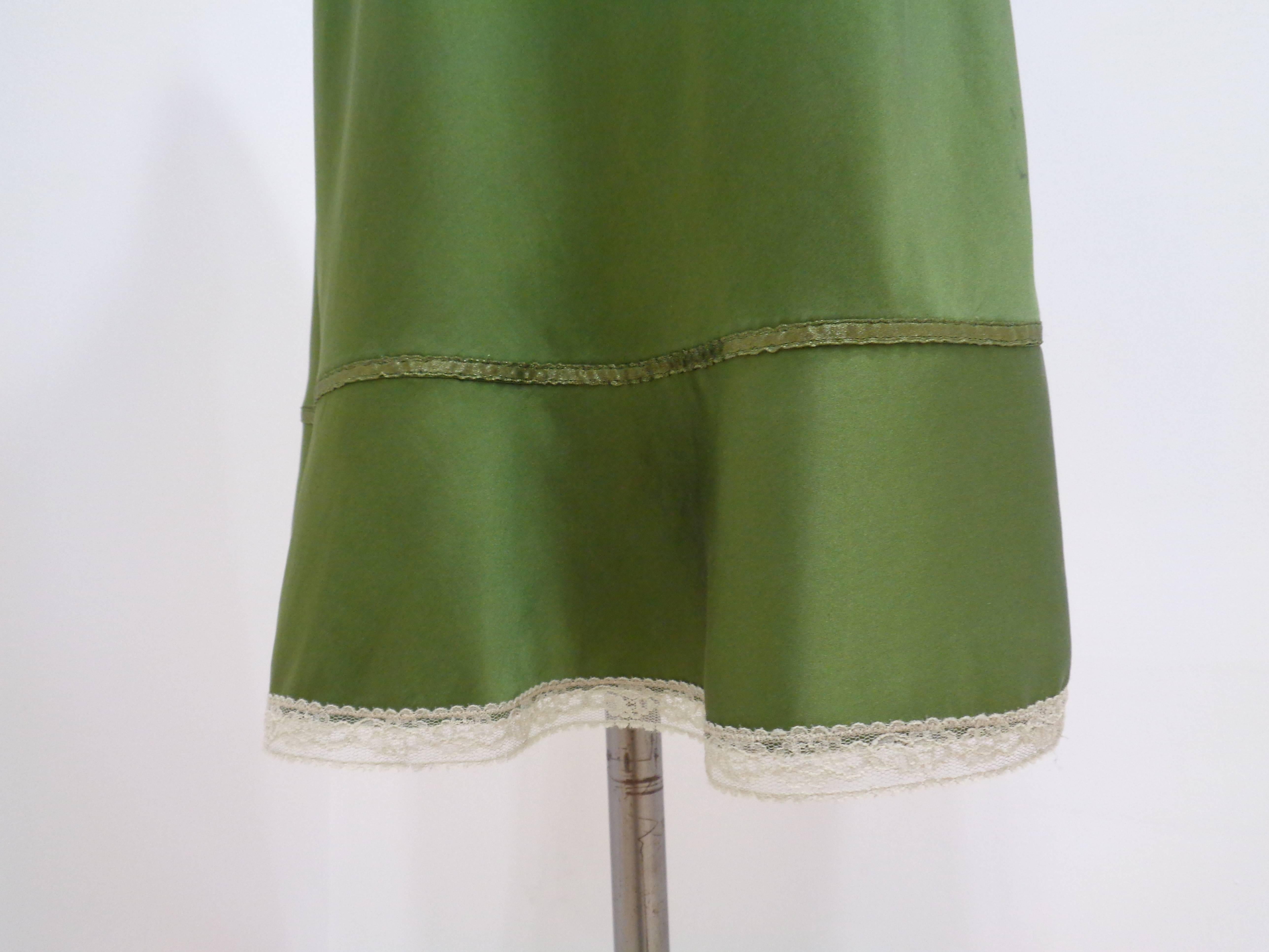 Red Valentino Green Dress In Excellent Condition In Capri, IT