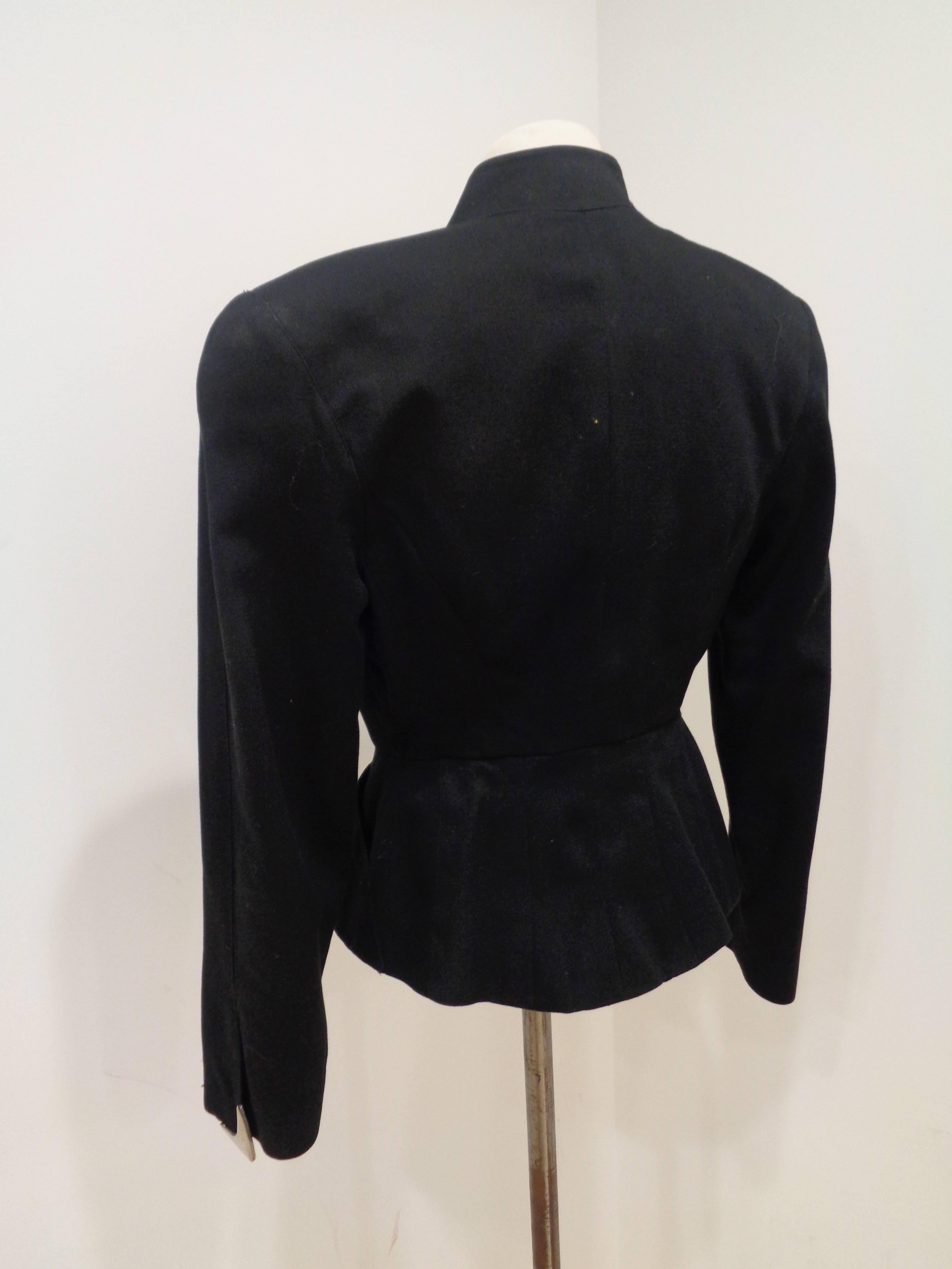 Thierry Mugler Paris Black Jacket at 1stDibs | thierry mugler coat ...