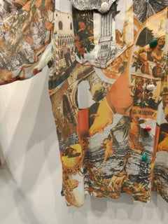 Camicia multicolore Moschino degli anni '90, taglia M