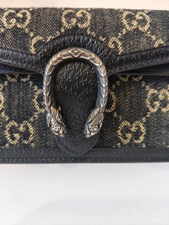 Mini Gucci Dionisus denim shoulder bag NWOT