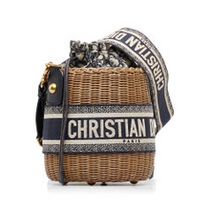Christian Dior Oblique Wicker bucket bag