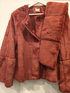 Pennyblack Unisex Hair Jacket with Scarf, Size L, Excellent Condition