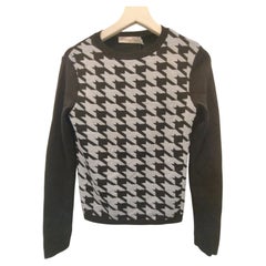 Christian Dior black light blue wool cardigan in French size 34