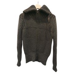 Cardigan en cachemire gris Hermès, taille S