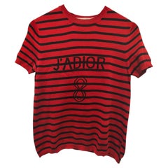 Christian Dior J'Adior 8 silk Red black sleeveless Sweater