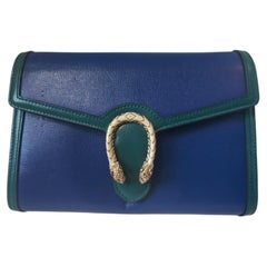 Gucci Dionysus blue green shoulder bag