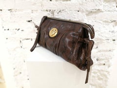 Gucci brown python bag