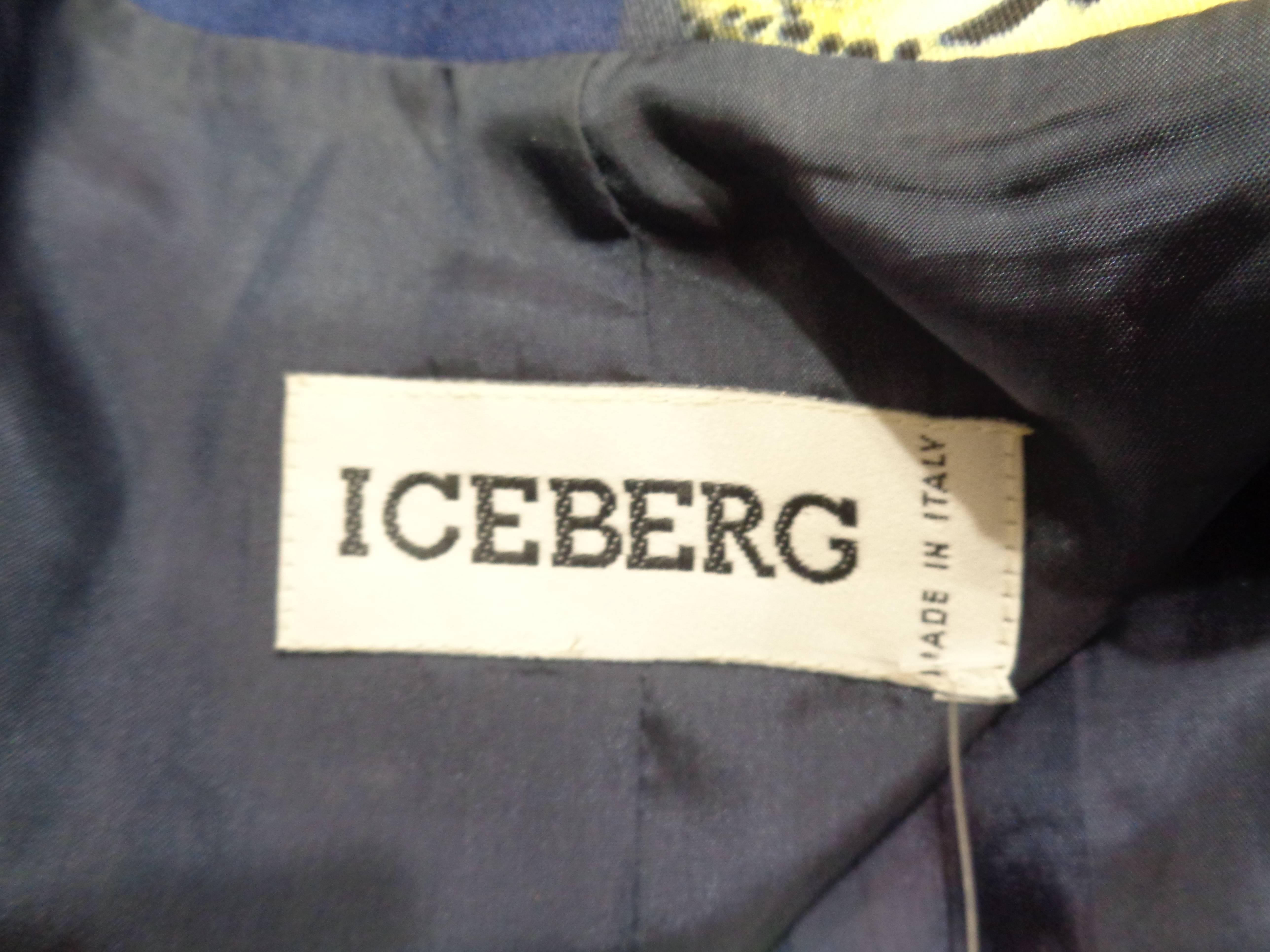 Iceberg blu cotton jacket 2