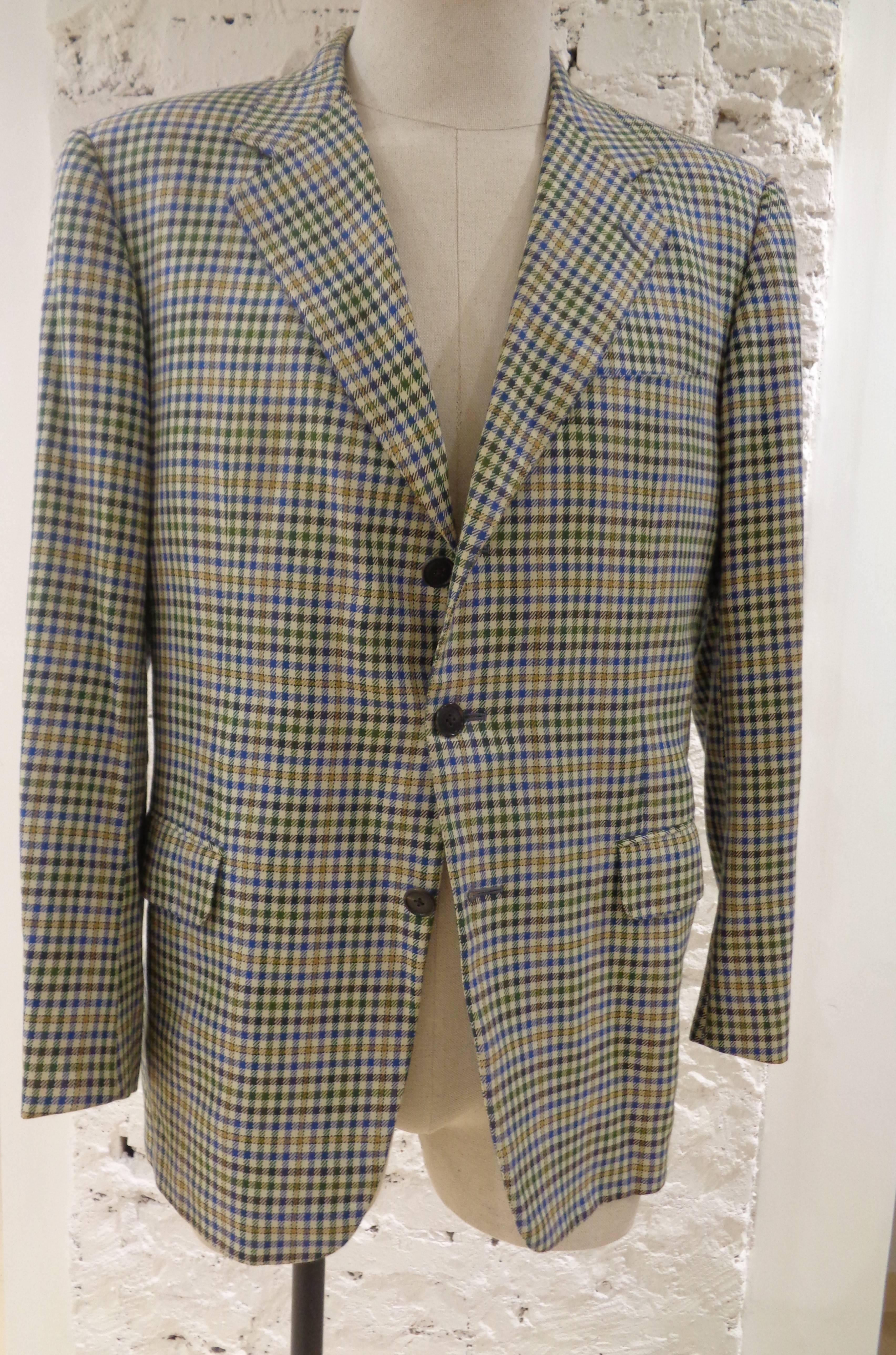 Hermes multicolour cotton men jacket In Excellent Condition In Capri, IT