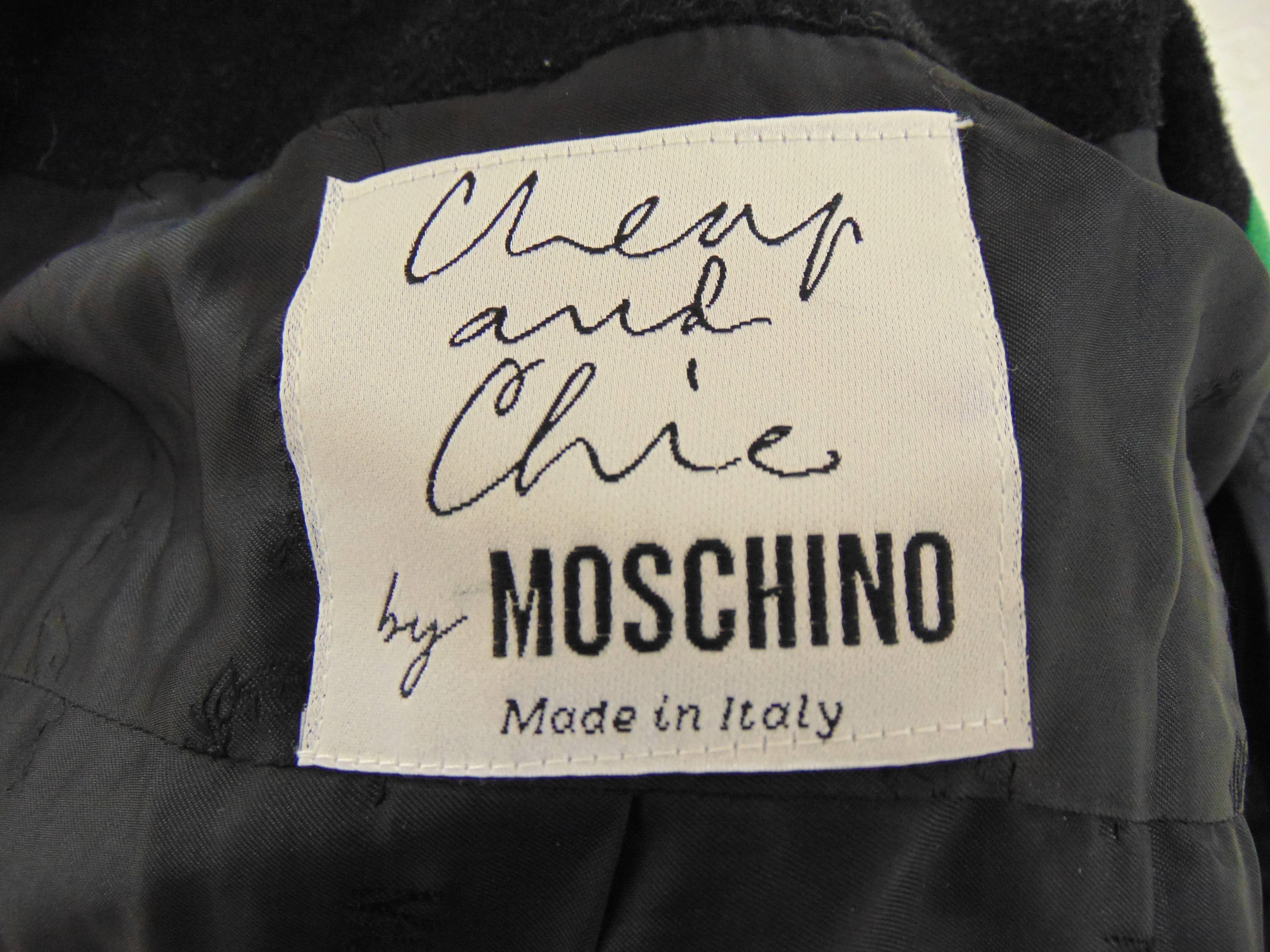 Iconic vintage Franco Moschino Cheap & chic puzzle jacket In Excellent Condition In Capri, IT