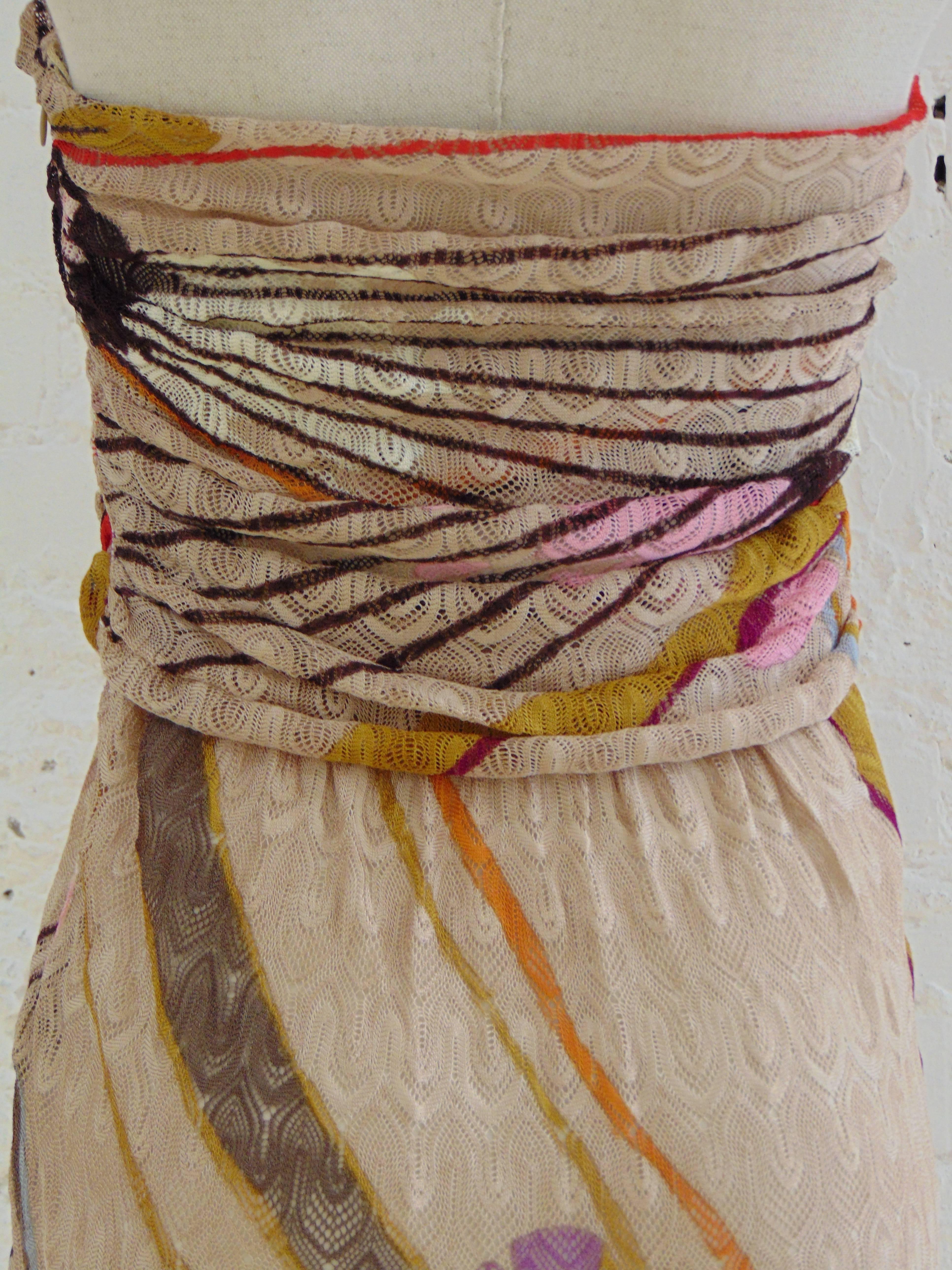 Missoni multicoloured cotton dress In Excellent Condition In Capri, IT