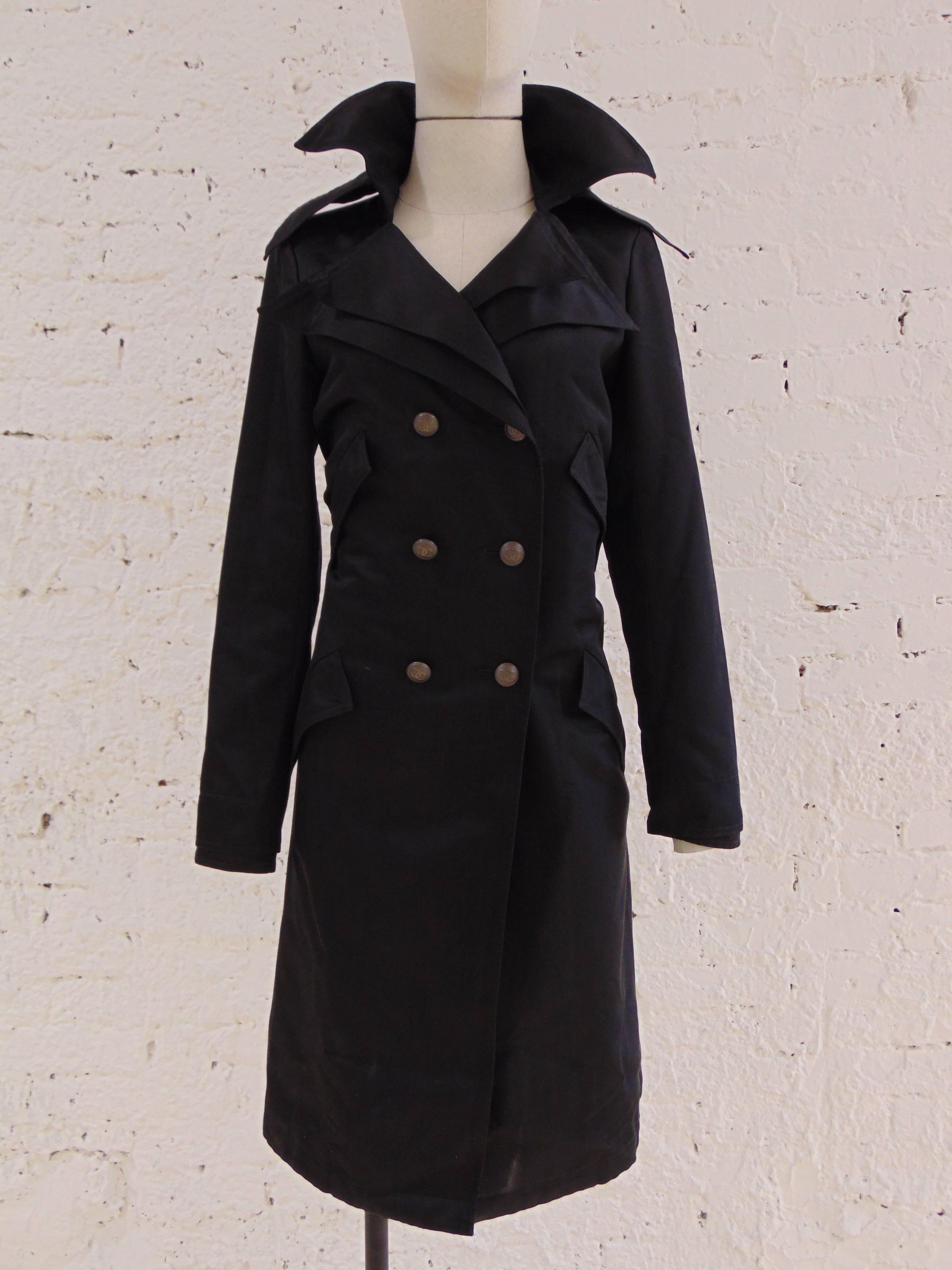 Chanel black coat

must have Chanel black coat totally made in france in size it 42