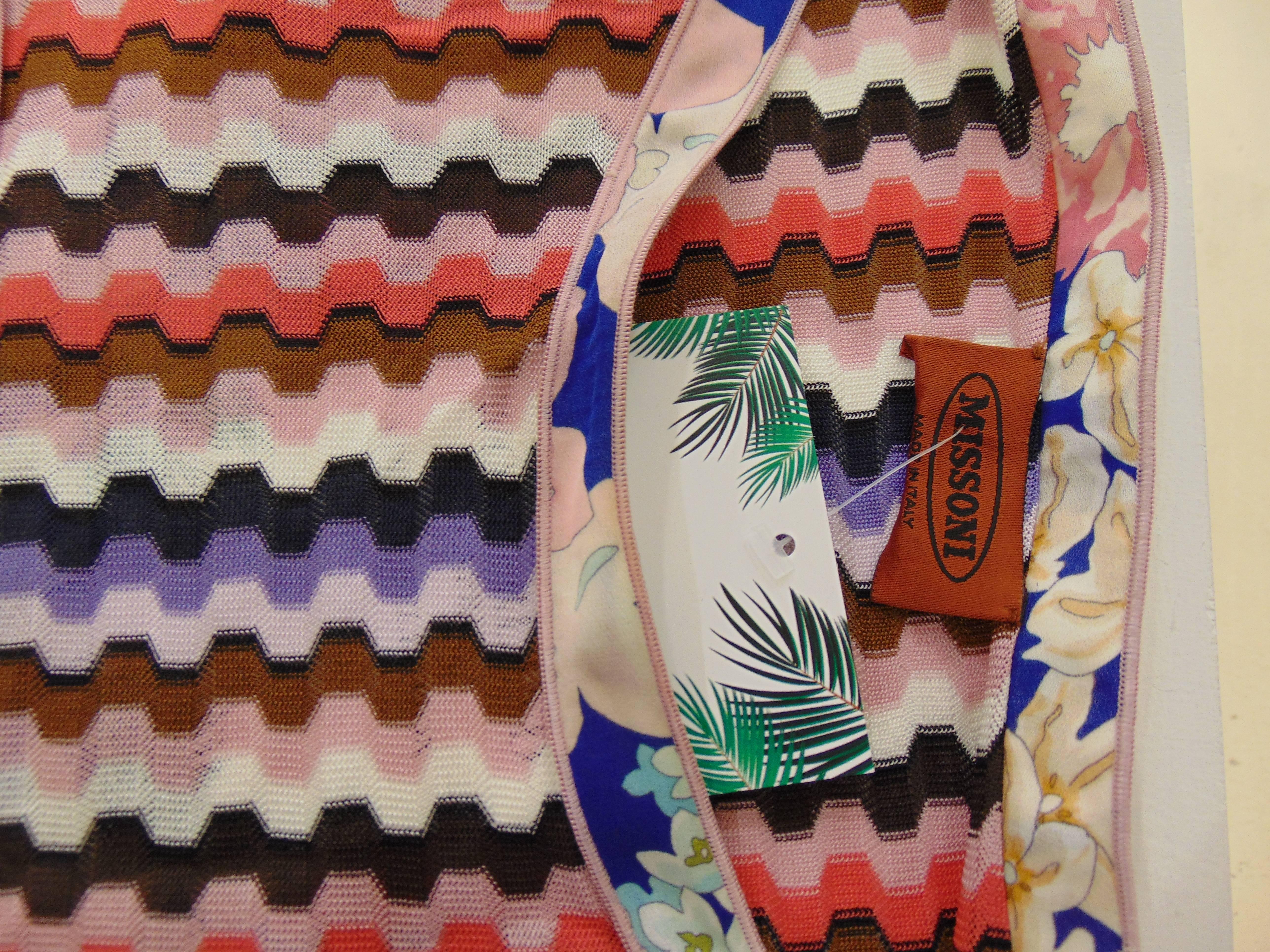 Women's Missoni multicoloured flowers silk shirt - top