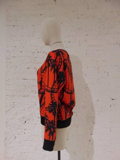 Leitmotiv red and black unworn sweater NWOT