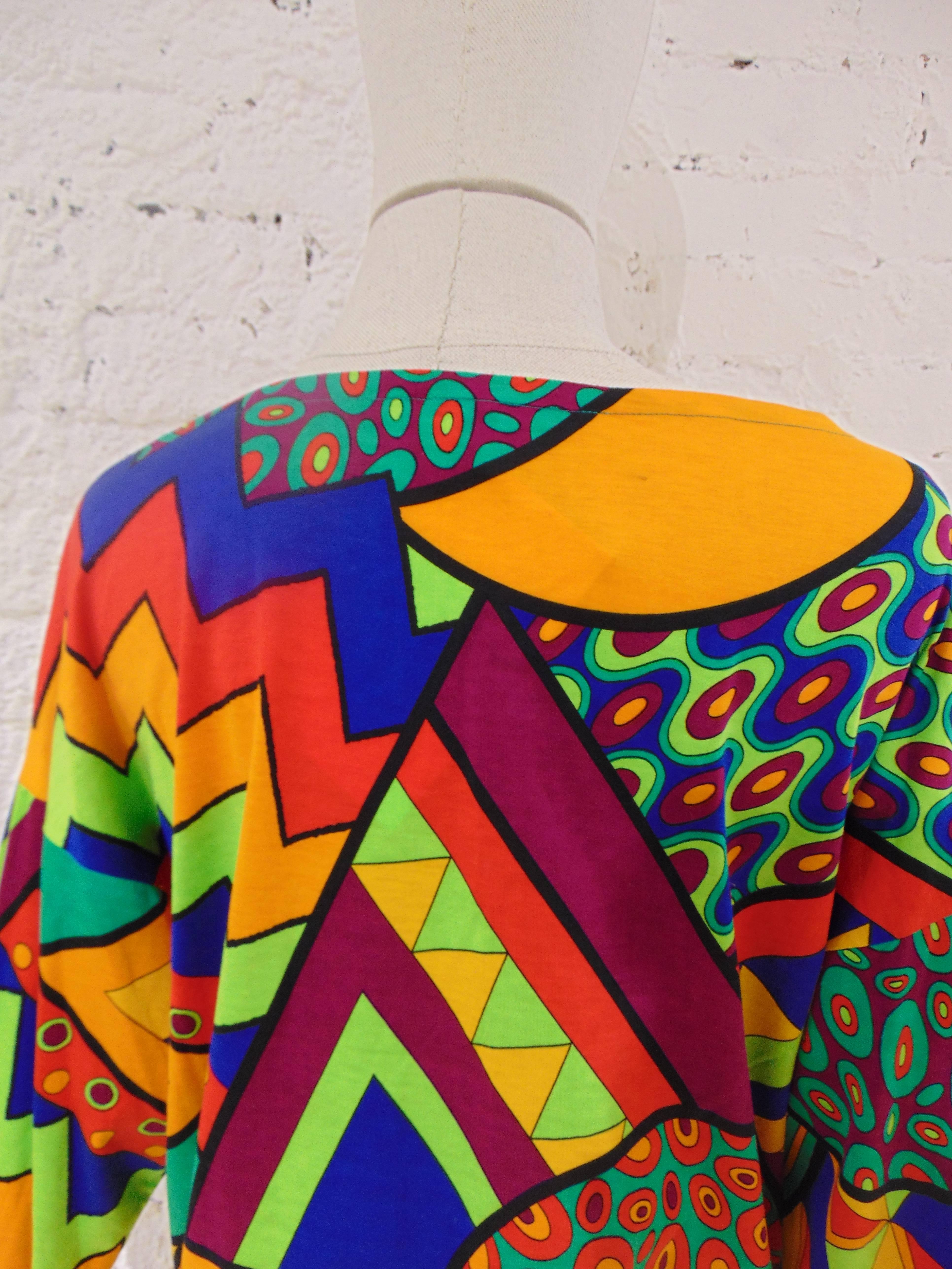 Women's or Men's Gucci multicoloured oversized cotton shirt For Sale