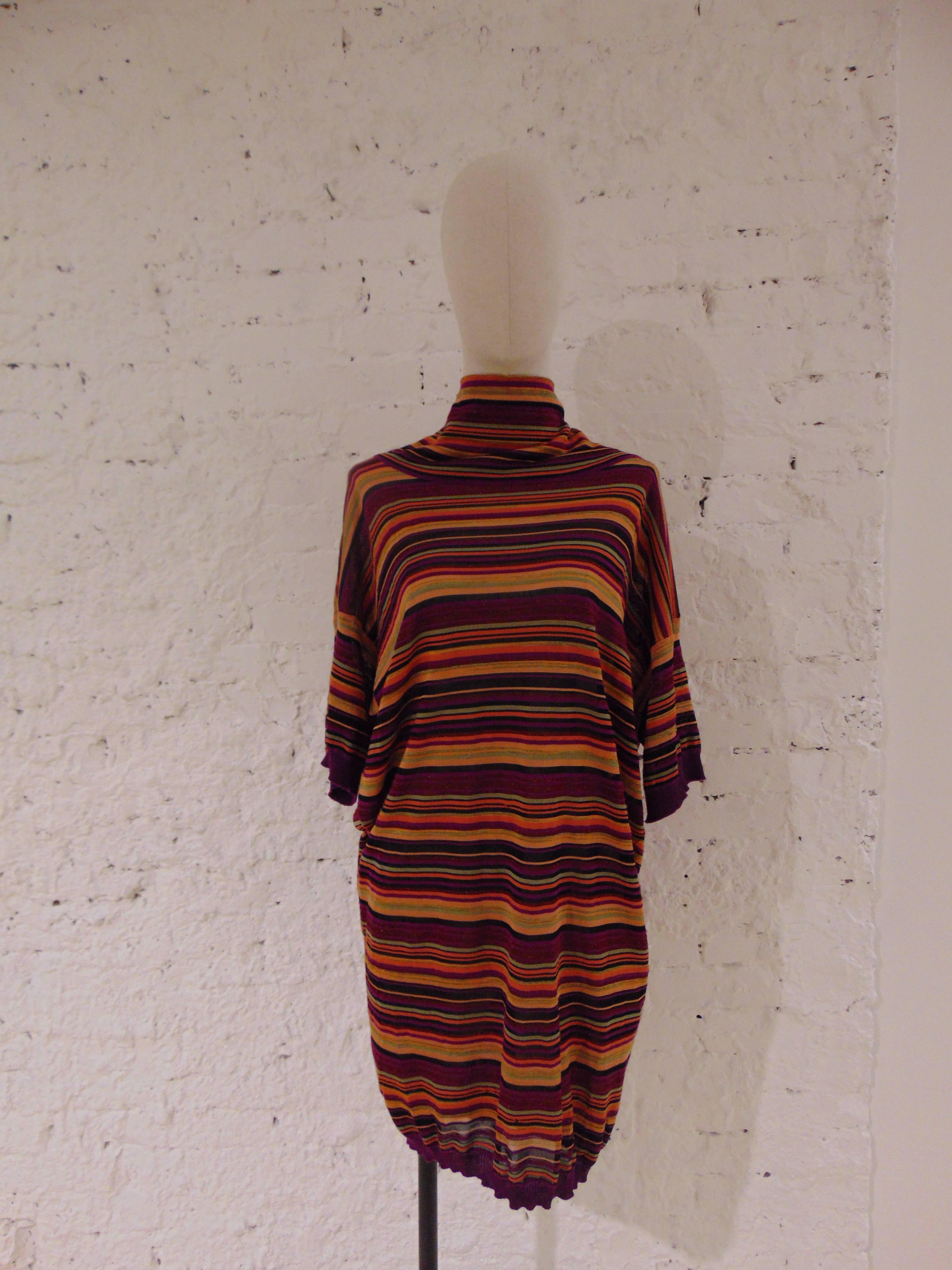 M by Missoni multicoloured cotton dress 1