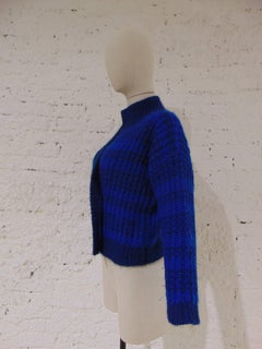 Emilio Pucci by Herwool blu cardigan