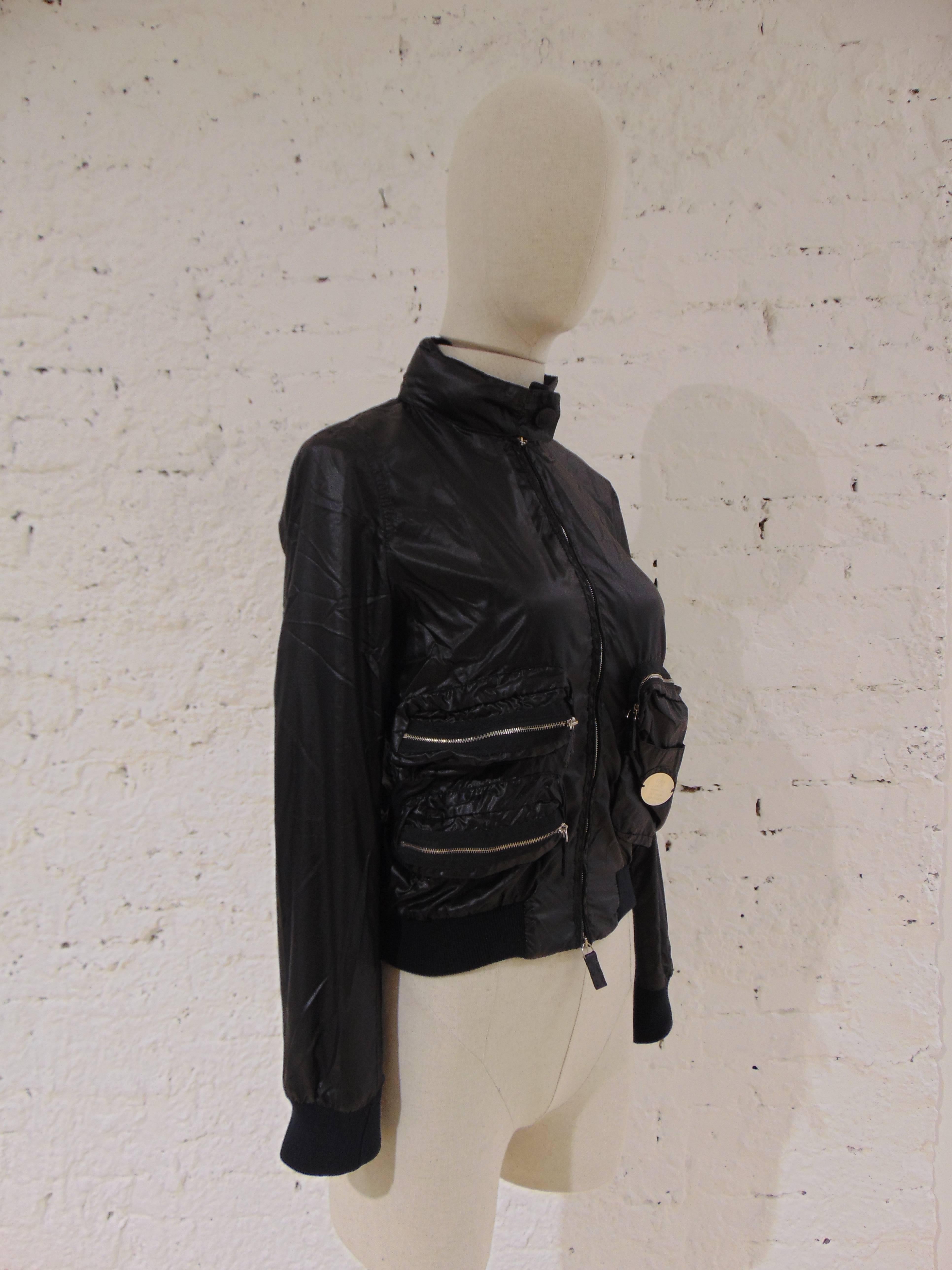 Fendi Selleria black jacket In Good Condition For Sale In Capri, IT
