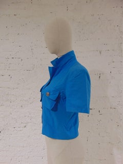 Versace Sport turquoise Short sleeves Jacket