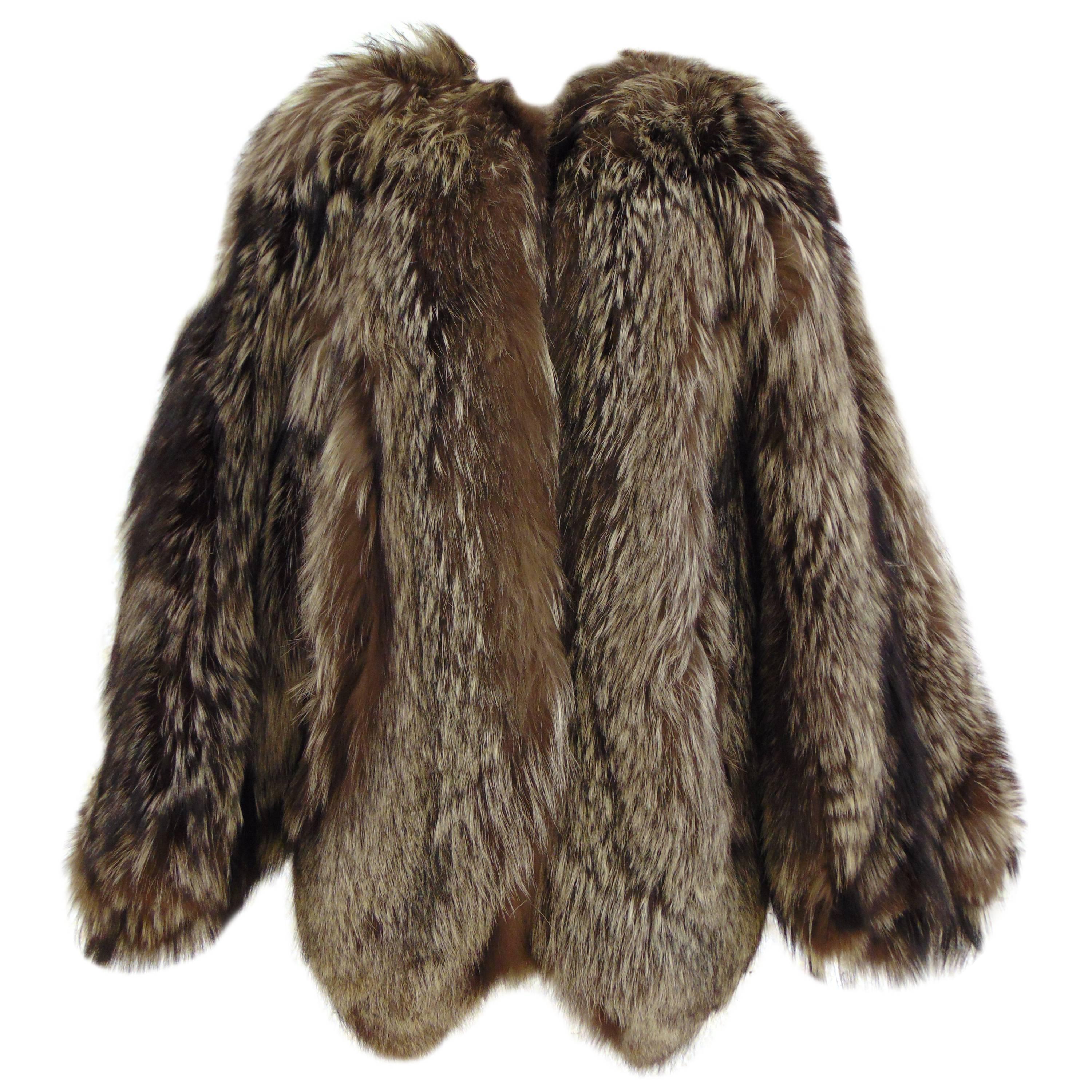 Fendi silver fox fur, 1990 