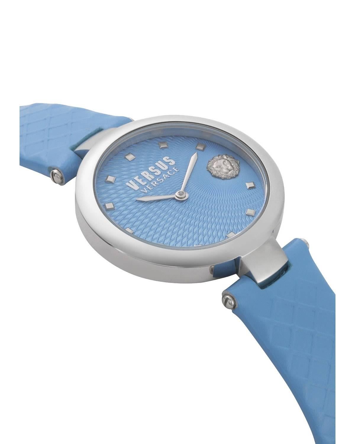 Versus Light Blue Buffle Watch In New Condition In Capri, IT