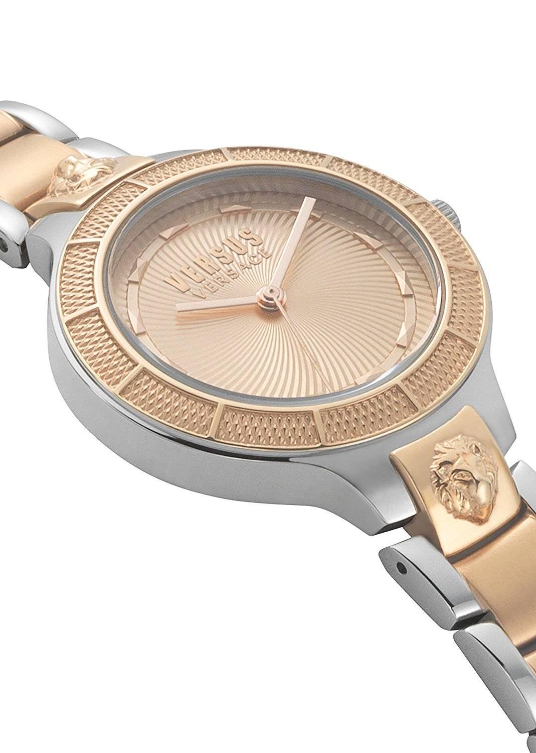 Versus silver and rose gold tone steel watch
totally made in italy
movement: Quartz