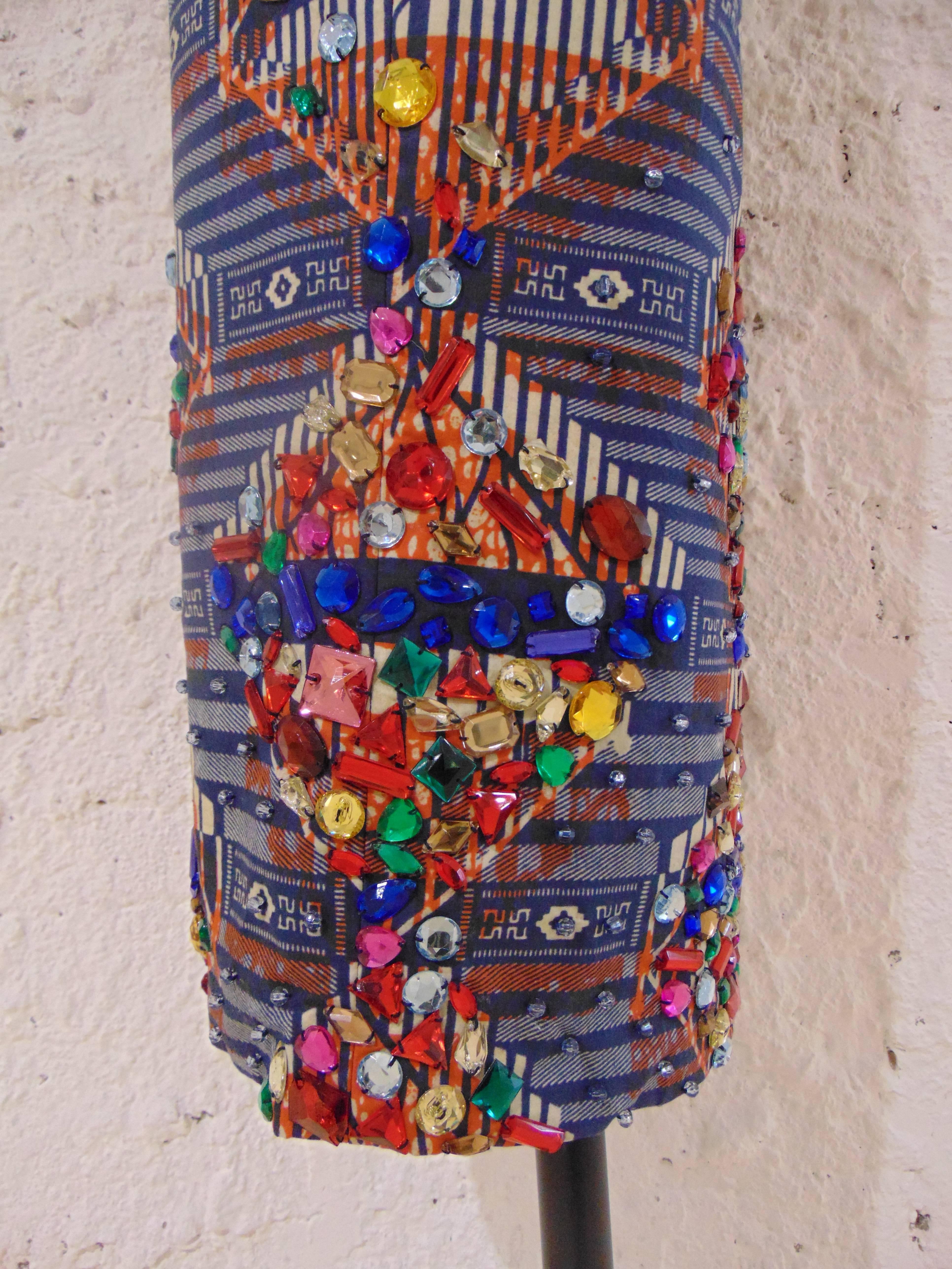 Stella Jean multicoloured swarovski skirt NWOT

totally made in italy in size 40

