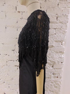 Linea Barberini haute couture Velvet Silk Black Dress