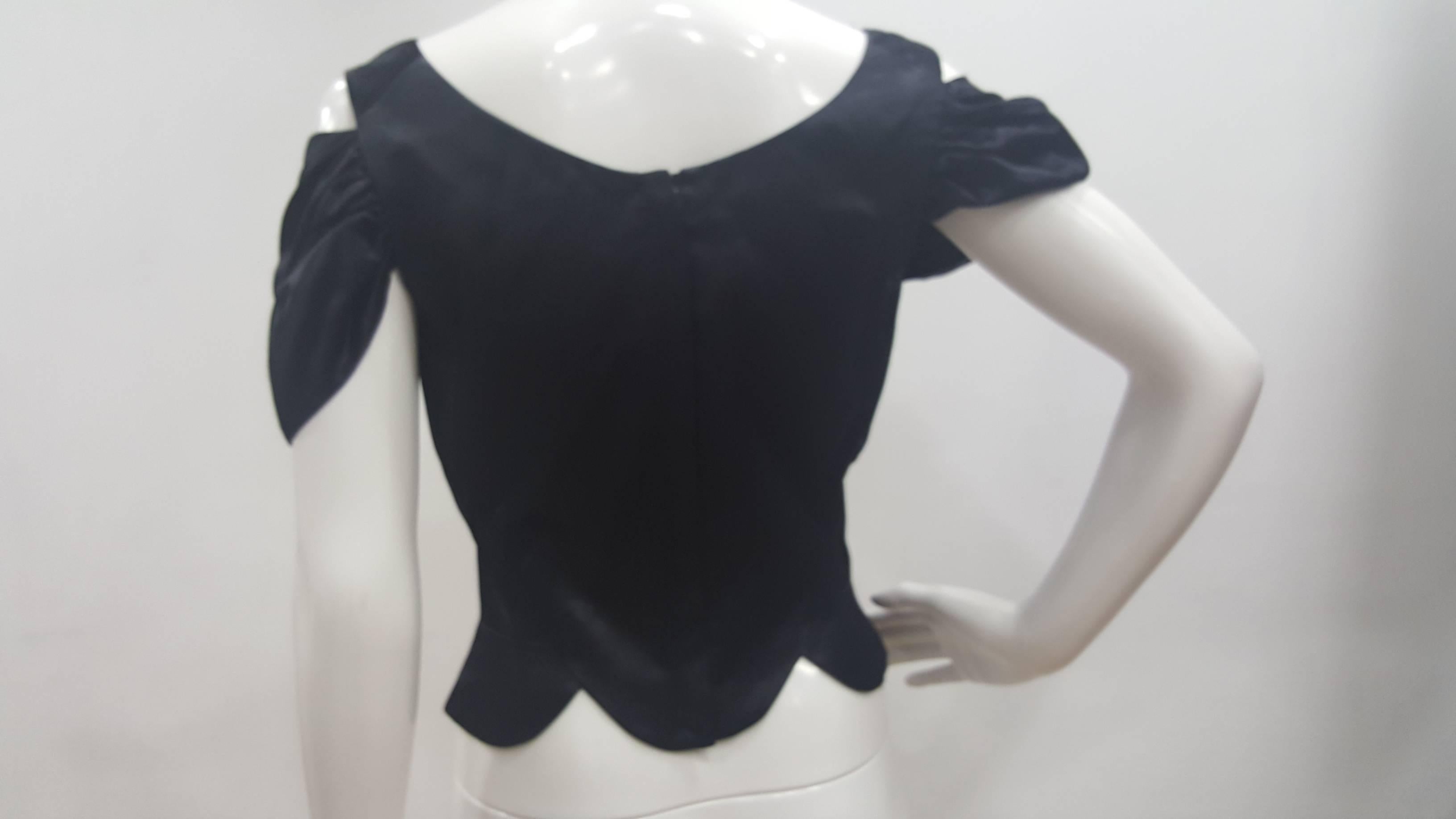 1990s Vivienne Westwood black corset 1