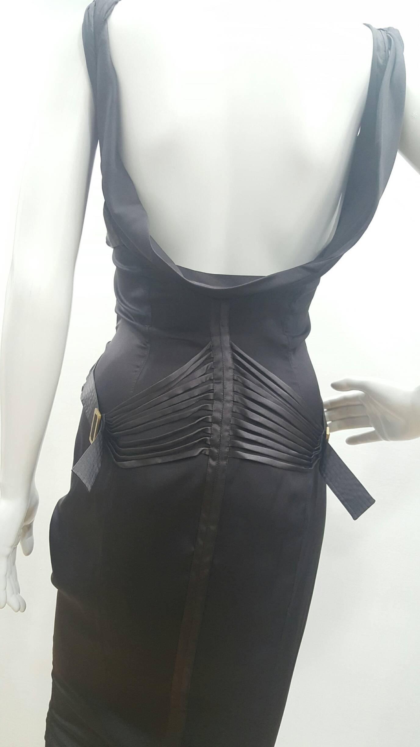 2003s Gucci Iconic antracite Dress by Tom Ford 2