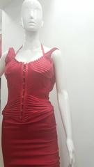 2003s Gucci Iconic Red Long Dress by Tom Ford
