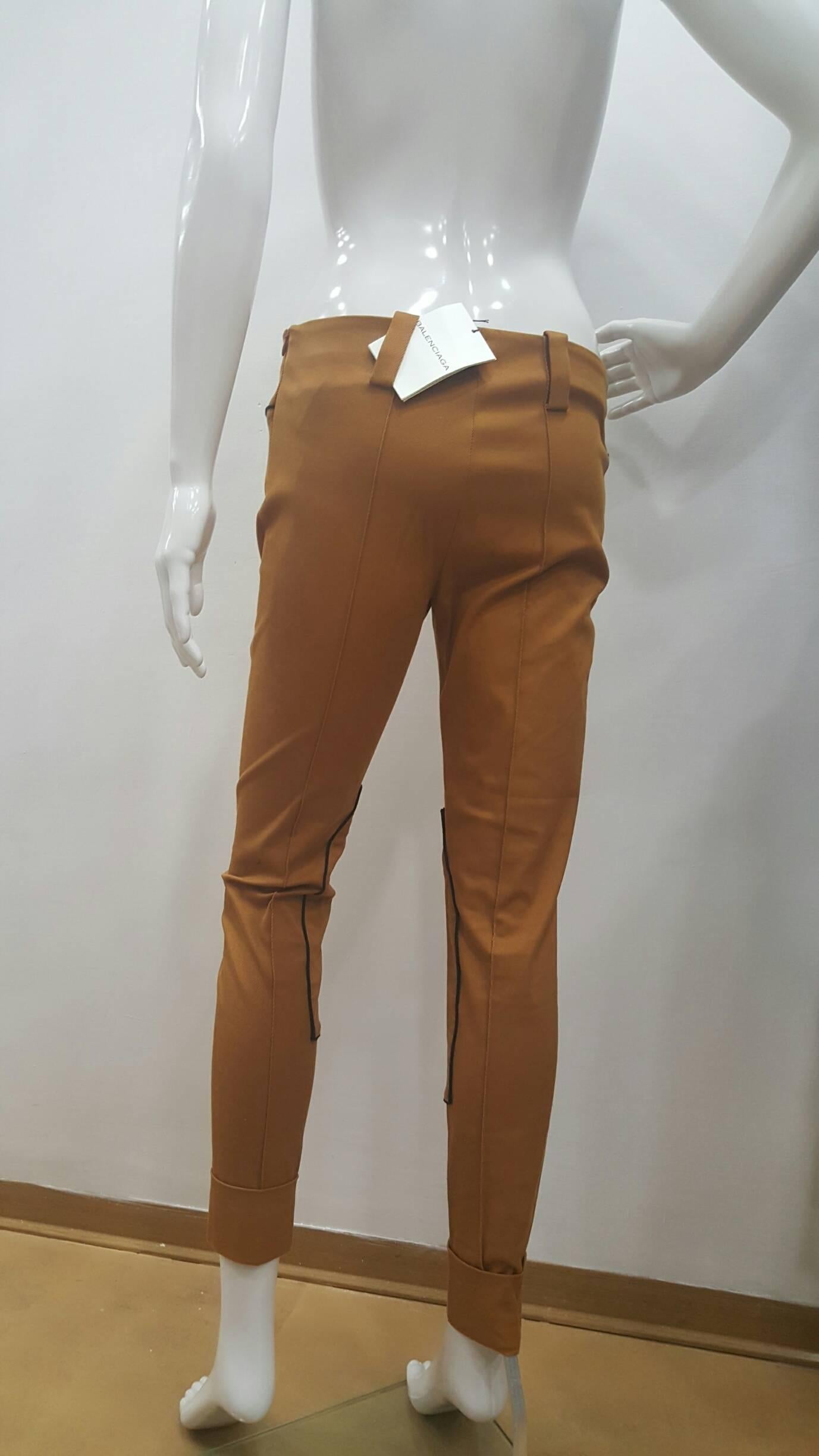 Women's 2001 Balenciaga brown pants NWOT