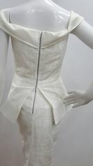 1990s Antonio Berardi White Dress