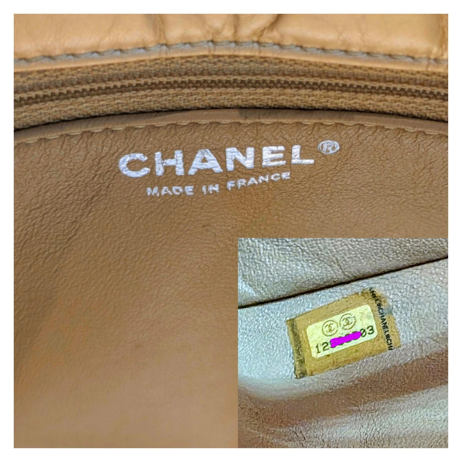 Chanel Metallic Aged Calfskin Quilted Reissue Tote Light Gold en vente 2