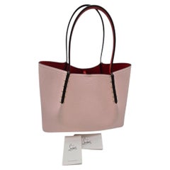 Christian Louboutin Cabarock Spiked Poupee Leather Tote