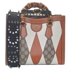 Gucci GG Rhombus Small Diana Top Handle Tote Bag NM