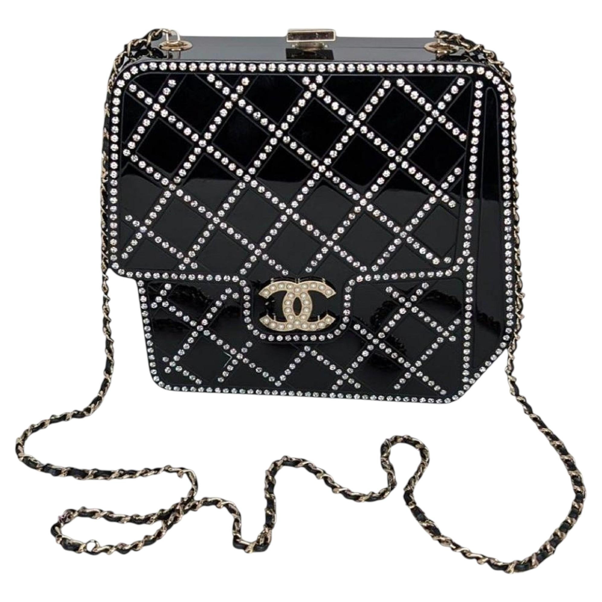 Borsa Chanel Paris-Cosmopolite Runway Crystal Crossbody