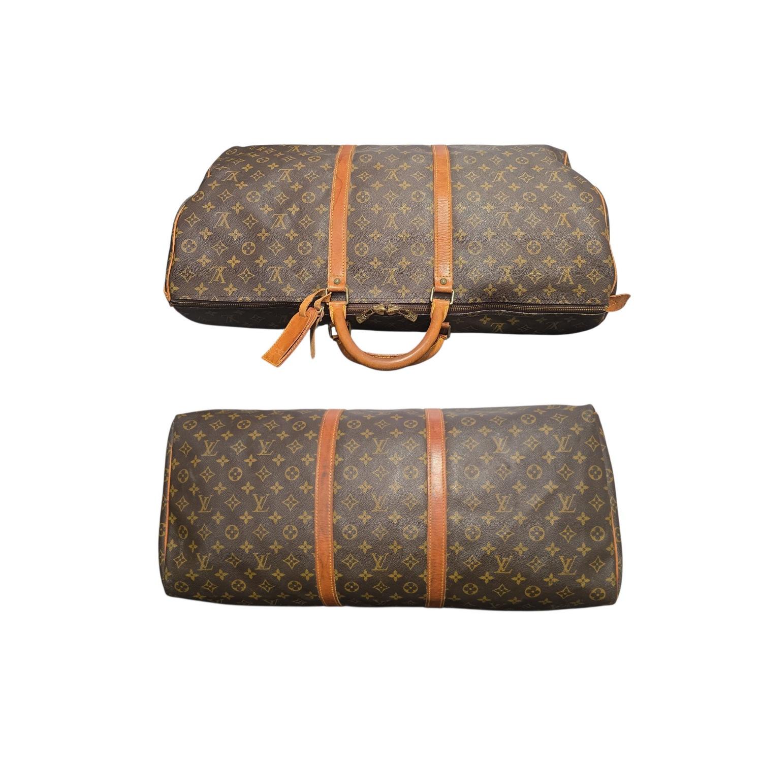 Louis Vuitton Vintage Monogram Keepall 60 Duffel Unisexe en vente
